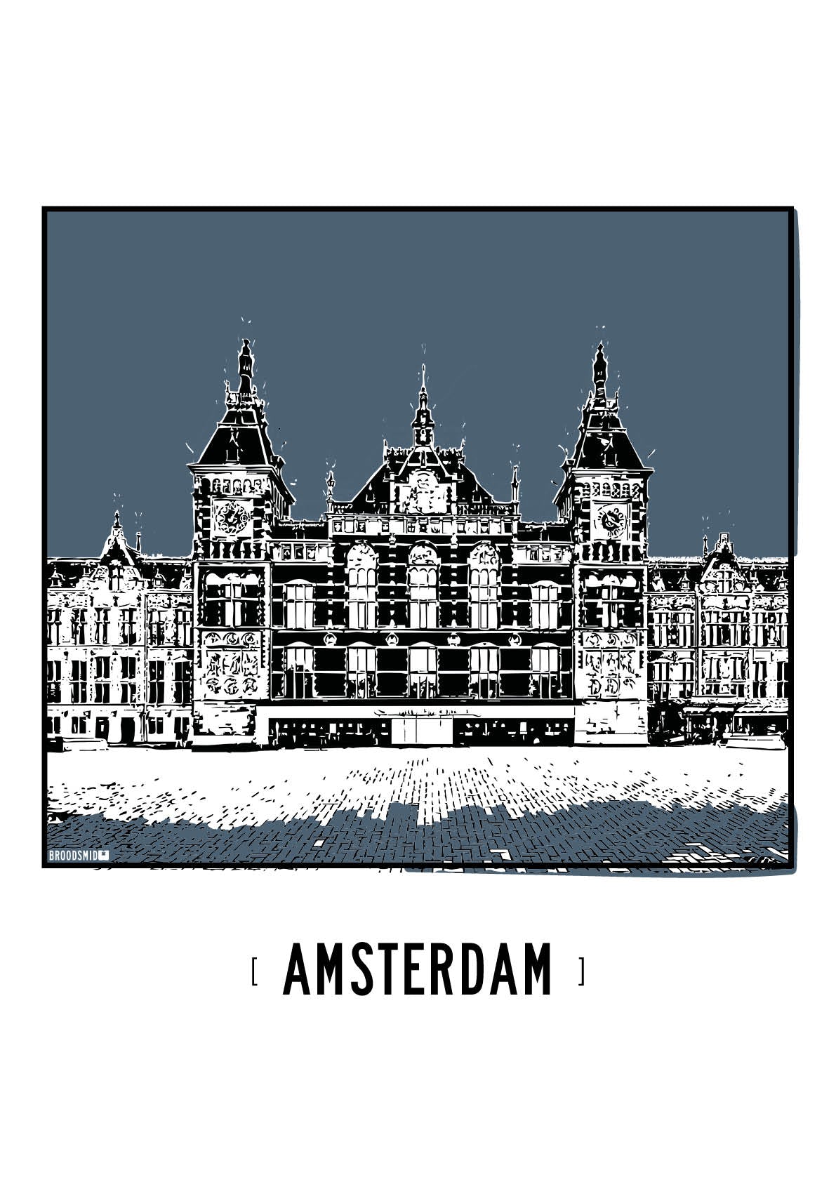 Amsterdam – Centraal Station poster