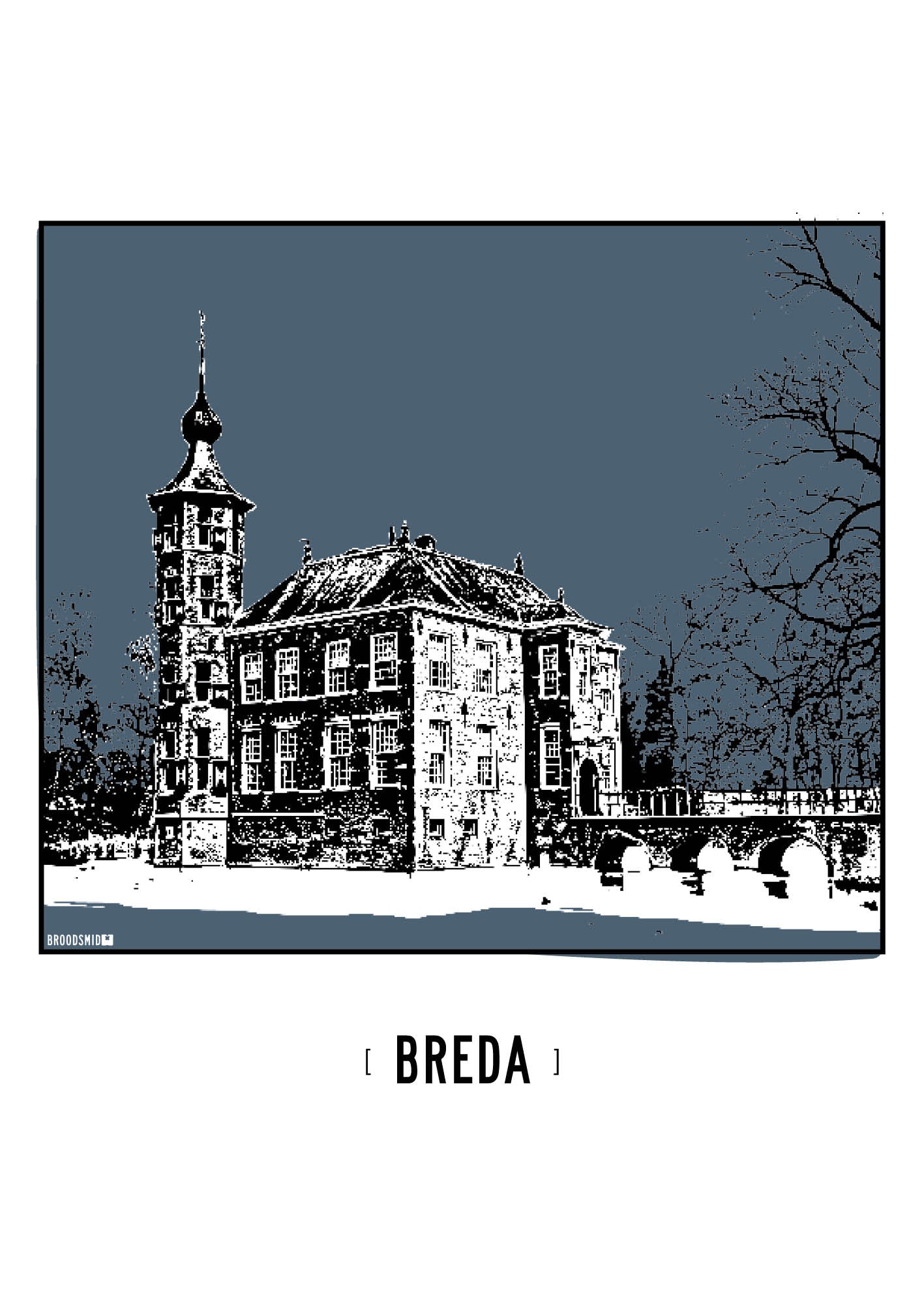 Breda – Kasteel Bouvigne poster