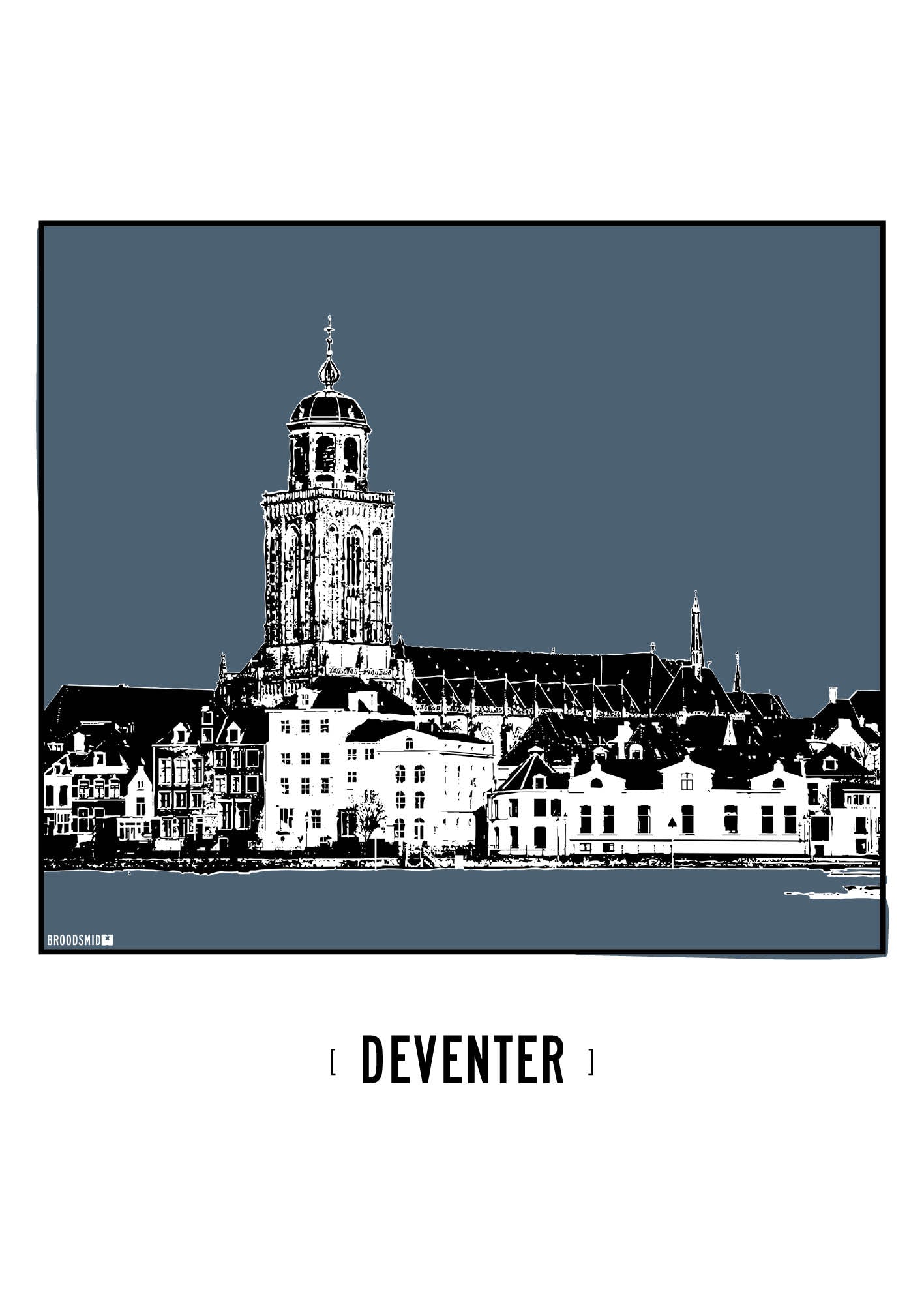 Deventer – Lebuïnuskerk poster