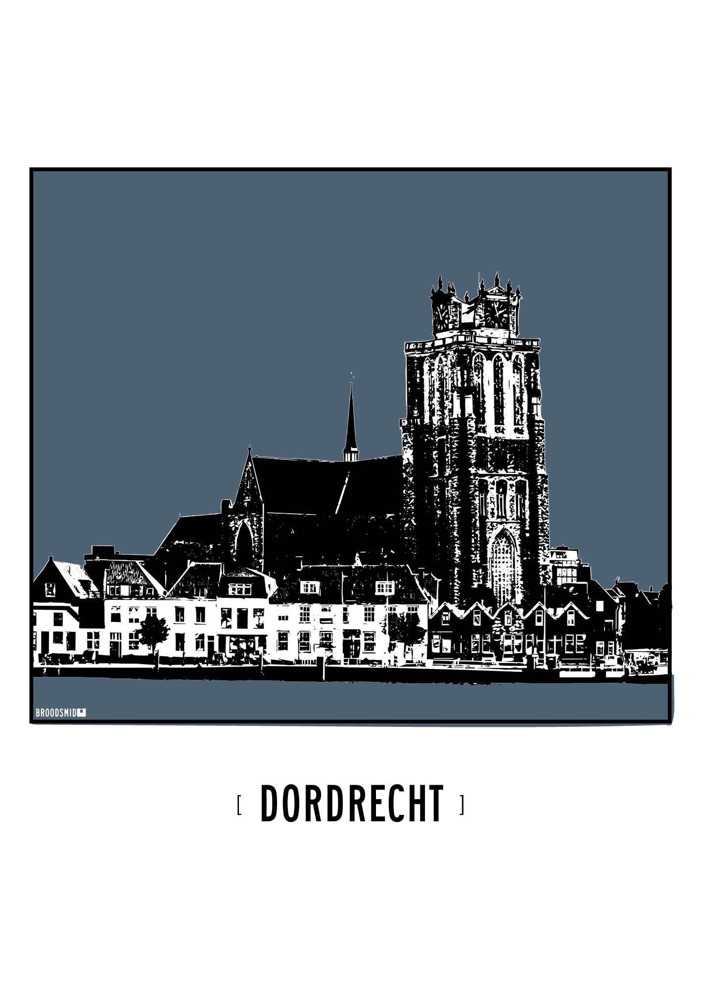 Dordrecht – De Grote kerk poster