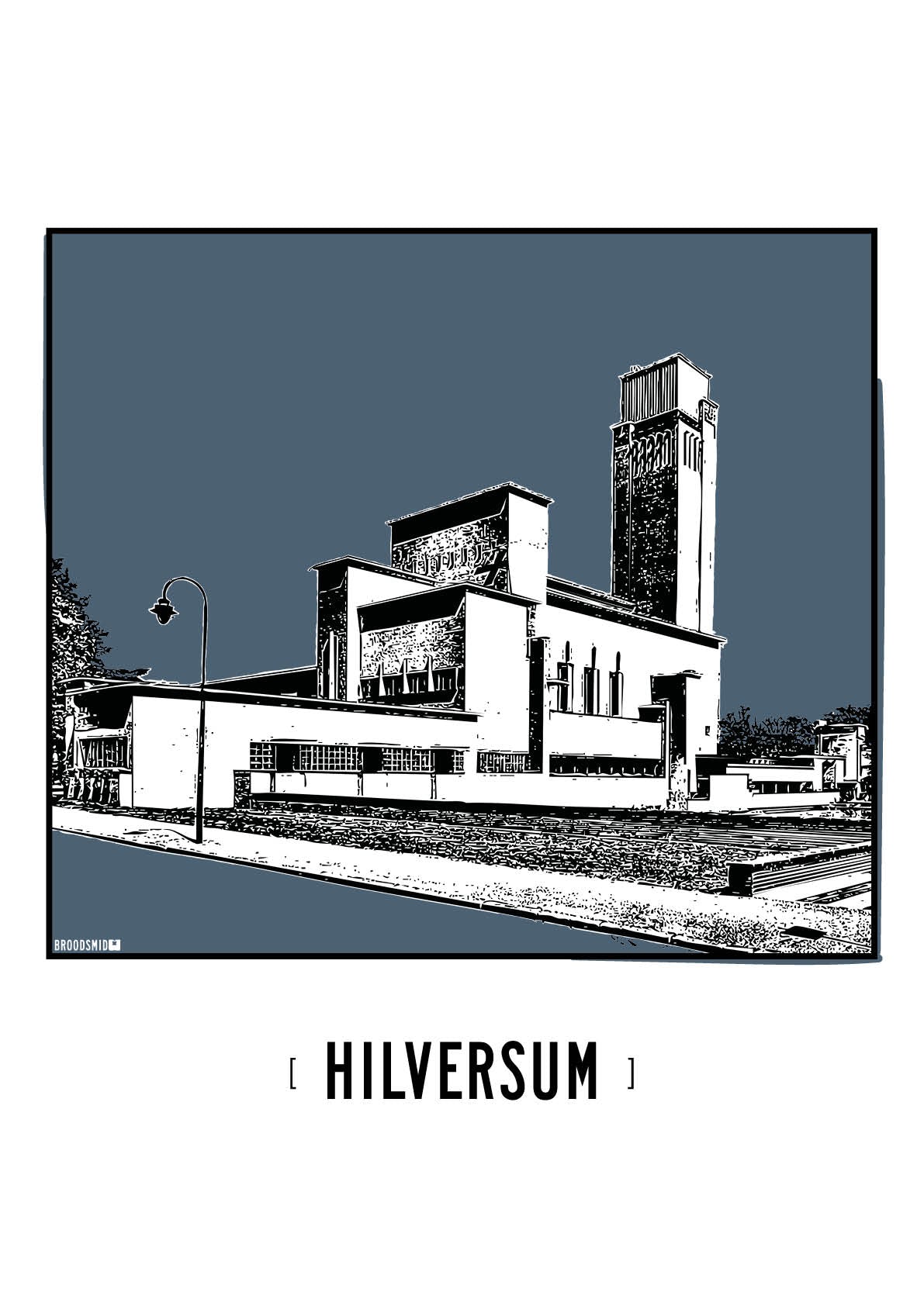 Hilversum – Raadhuis poster