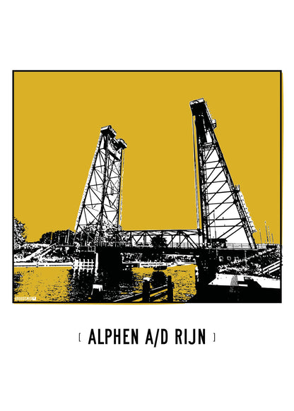 Alphen aan den Rijn – Hefbrug Gouwesluis poster