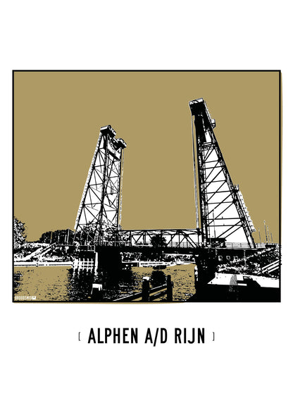 Alphen aan den Rijn – Hefbrug Gouwesluis poster