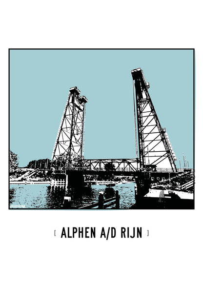 Alphen aan den Rijn – Hefbrug Gouwesluis poster