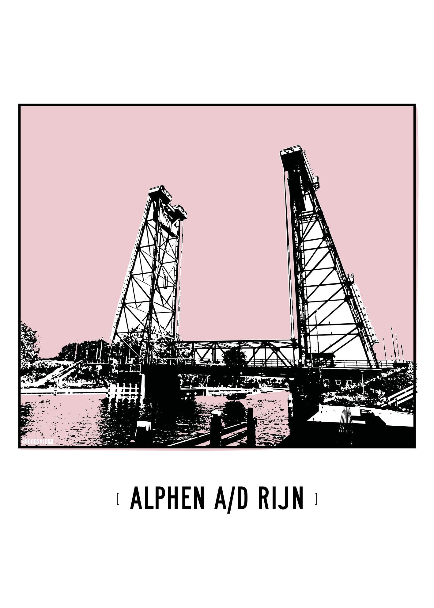 Alphen aan den Rijn – Hefbrug Gouwesluis poster