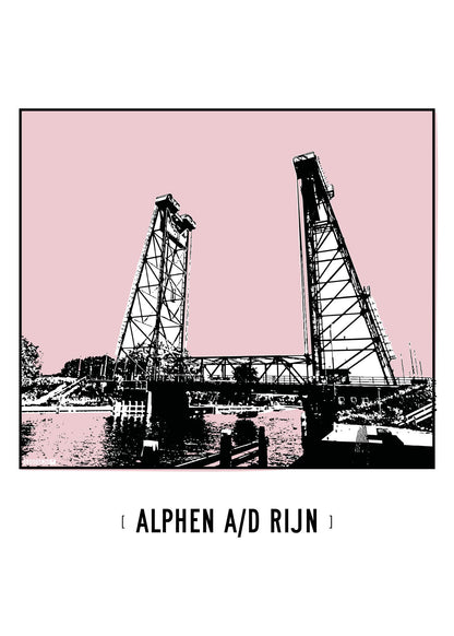 Alphen aan den Rijn – Hefbrug Gouwesluis poster