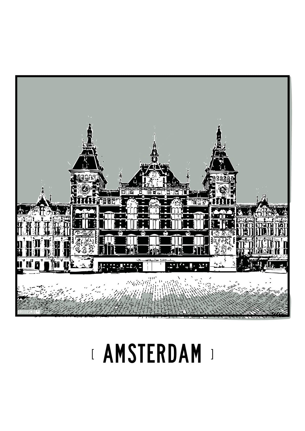 Amsterdam – Centraal Station poster