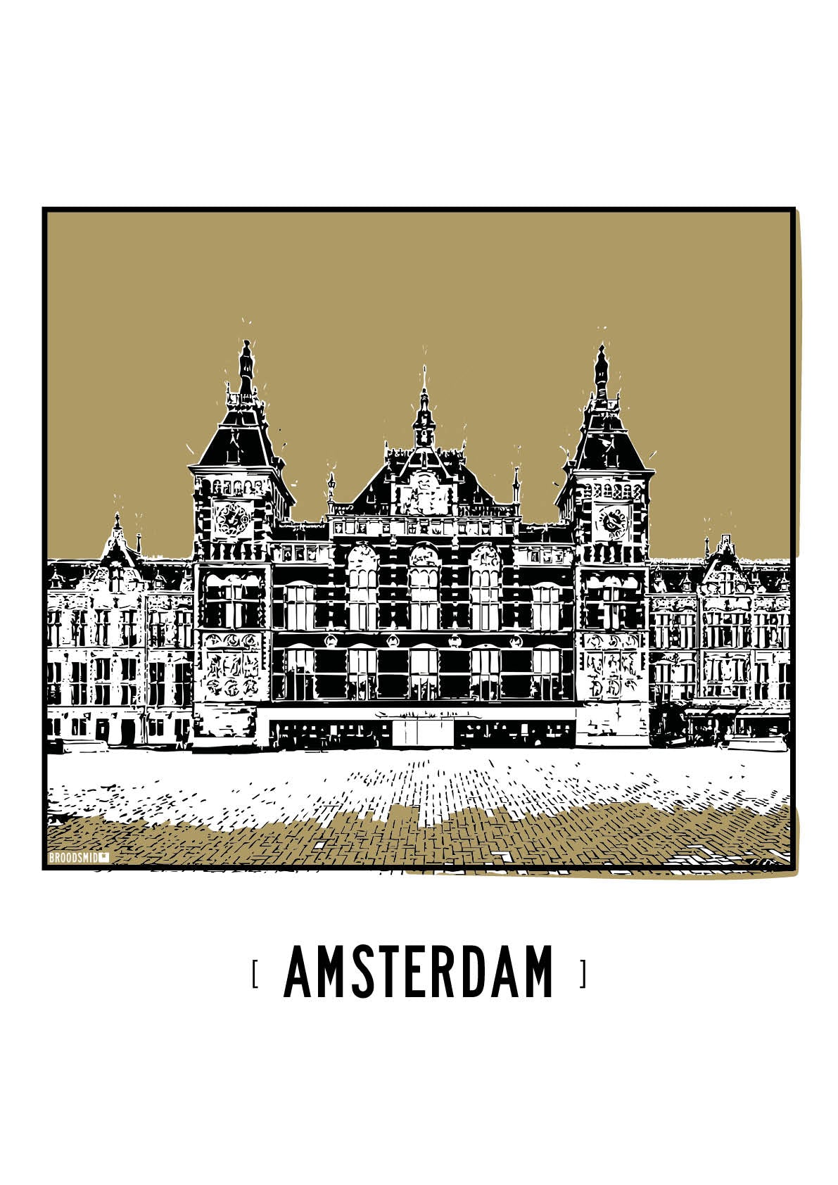 Amsterdam – Centraal Station poster