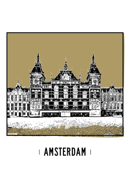 Amsterdam – Centraal Station poster