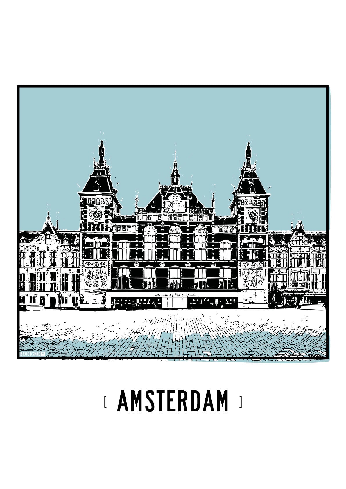 Amsterdam – Centraal Station poster