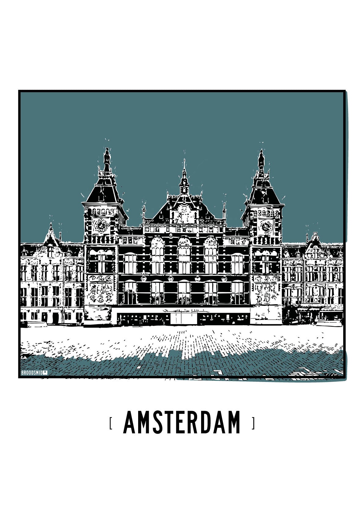 Amsterdam – Centraal Station poster