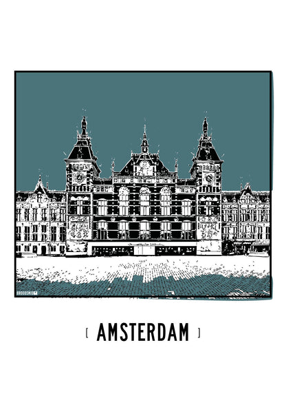 Amsterdam – Centraal Station poster