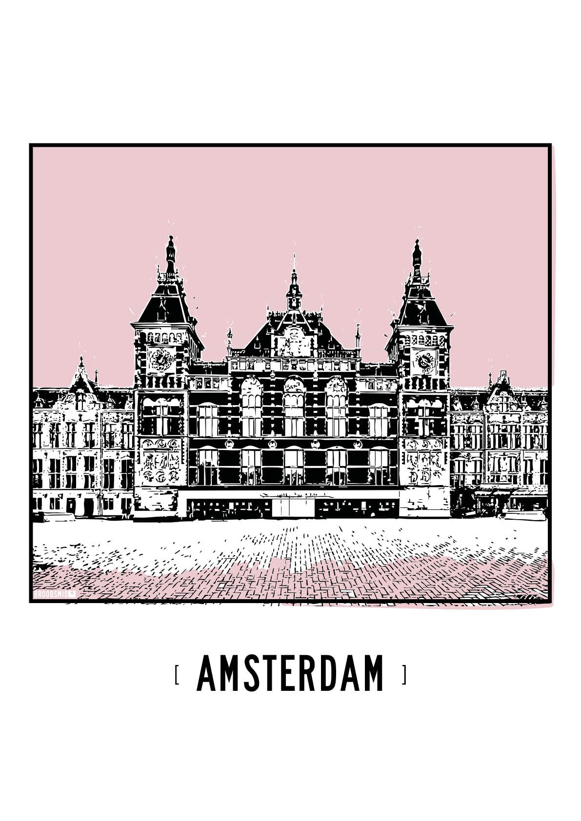 Amsterdam – Centraal Station poster