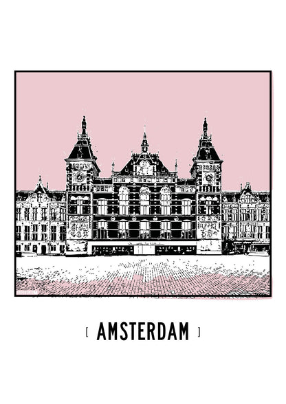 Amsterdam – Centraal Station poster