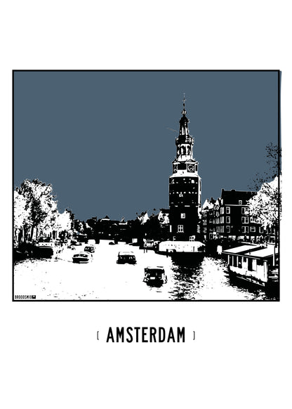 Amsterdam – Montelbaanstoren poster