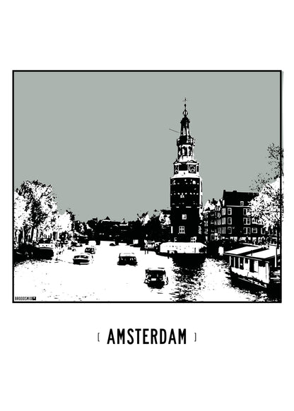 Amsterdam – Montelbaanstoren poster