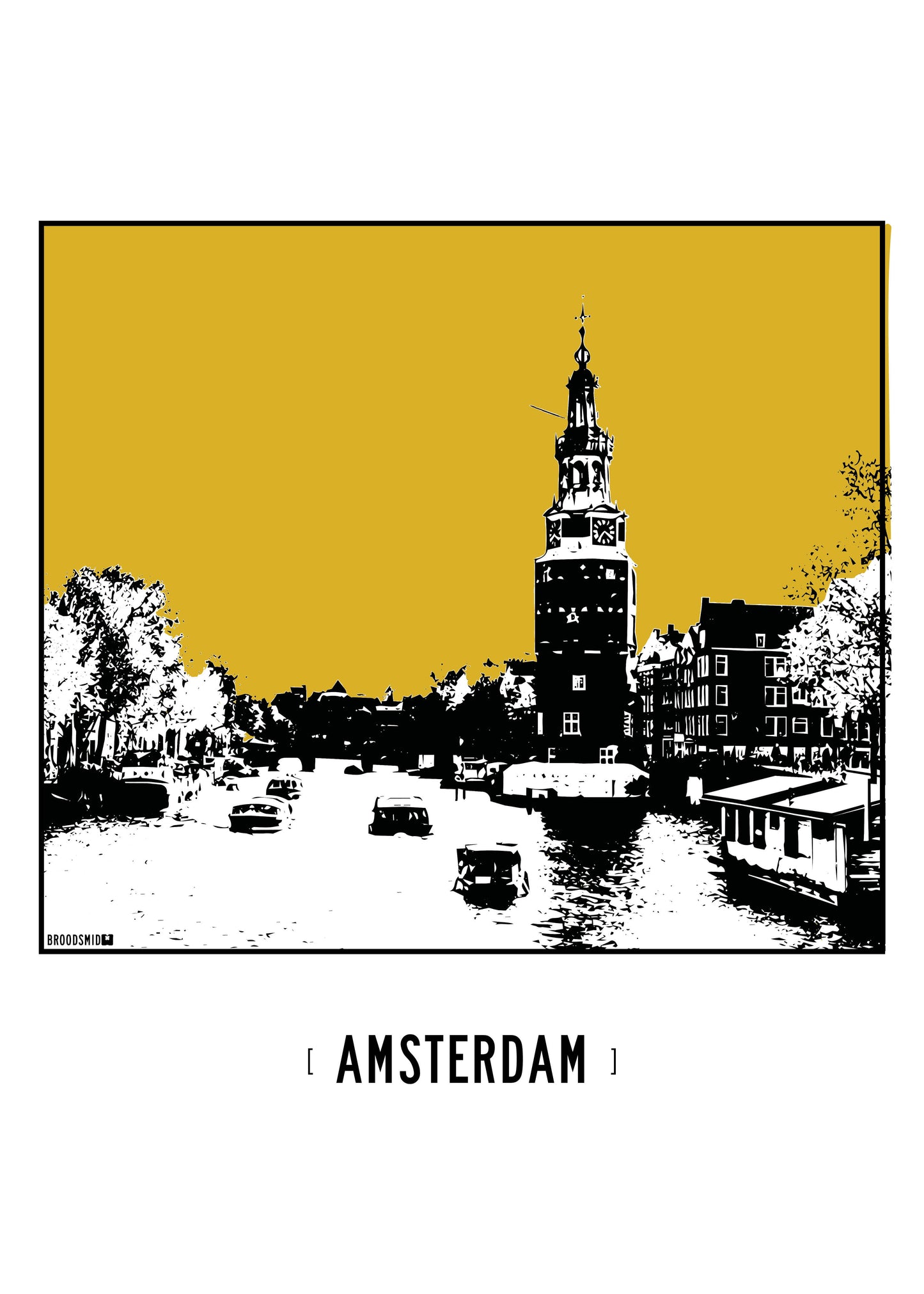 Amsterdam – Montelbaanstoren poster