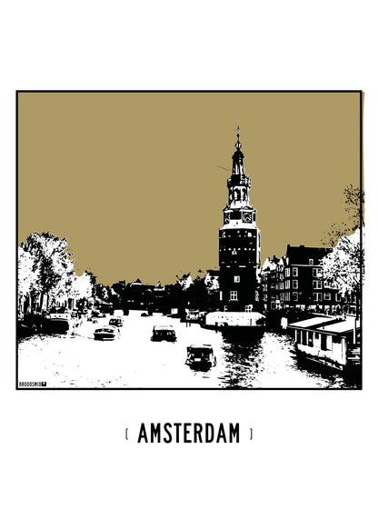 Amsterdam – Montelbaanstoren poster
