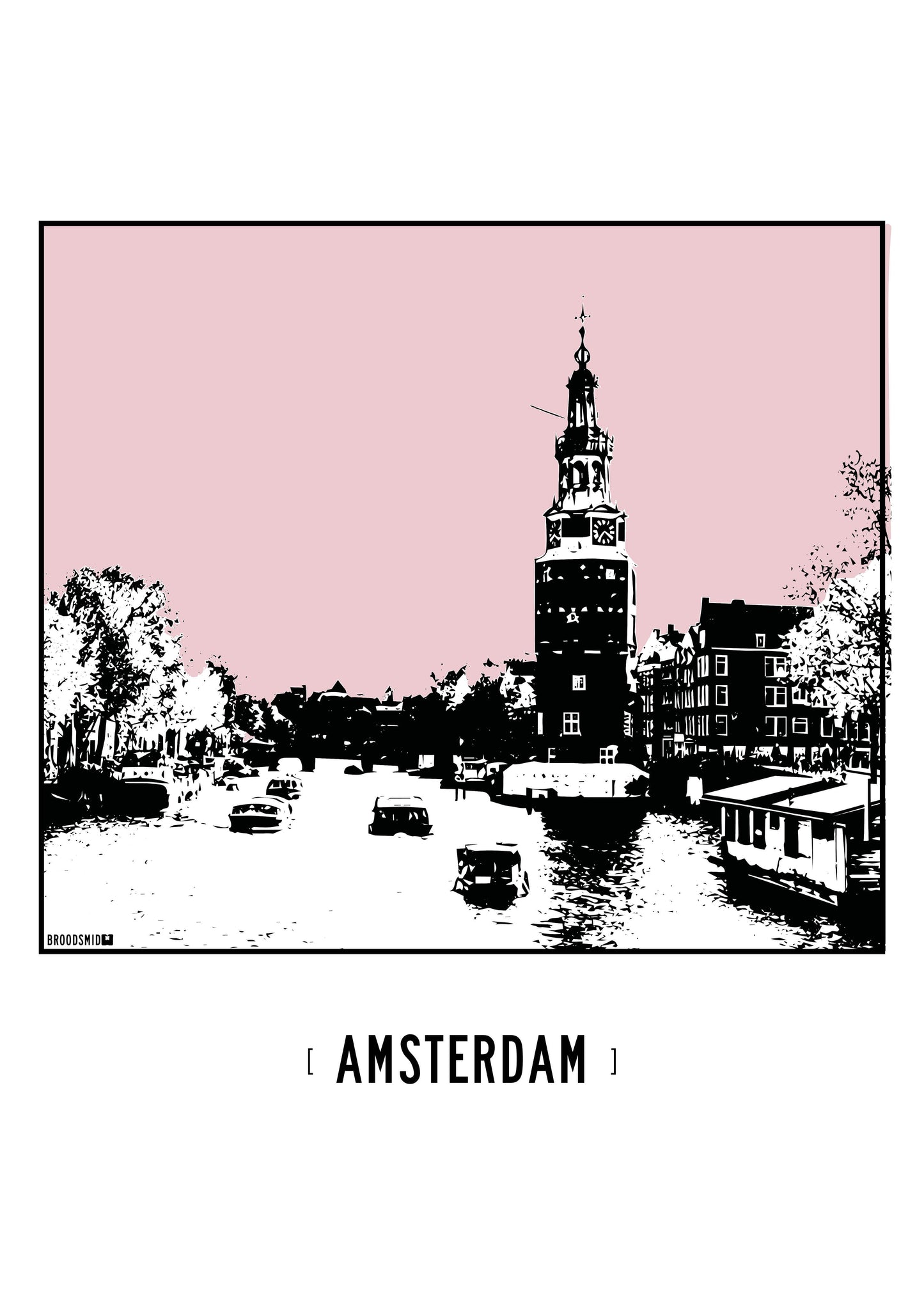 Amsterdam – Montelbaanstoren poster