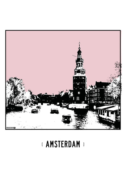 Amsterdam – Montelbaanstoren poster