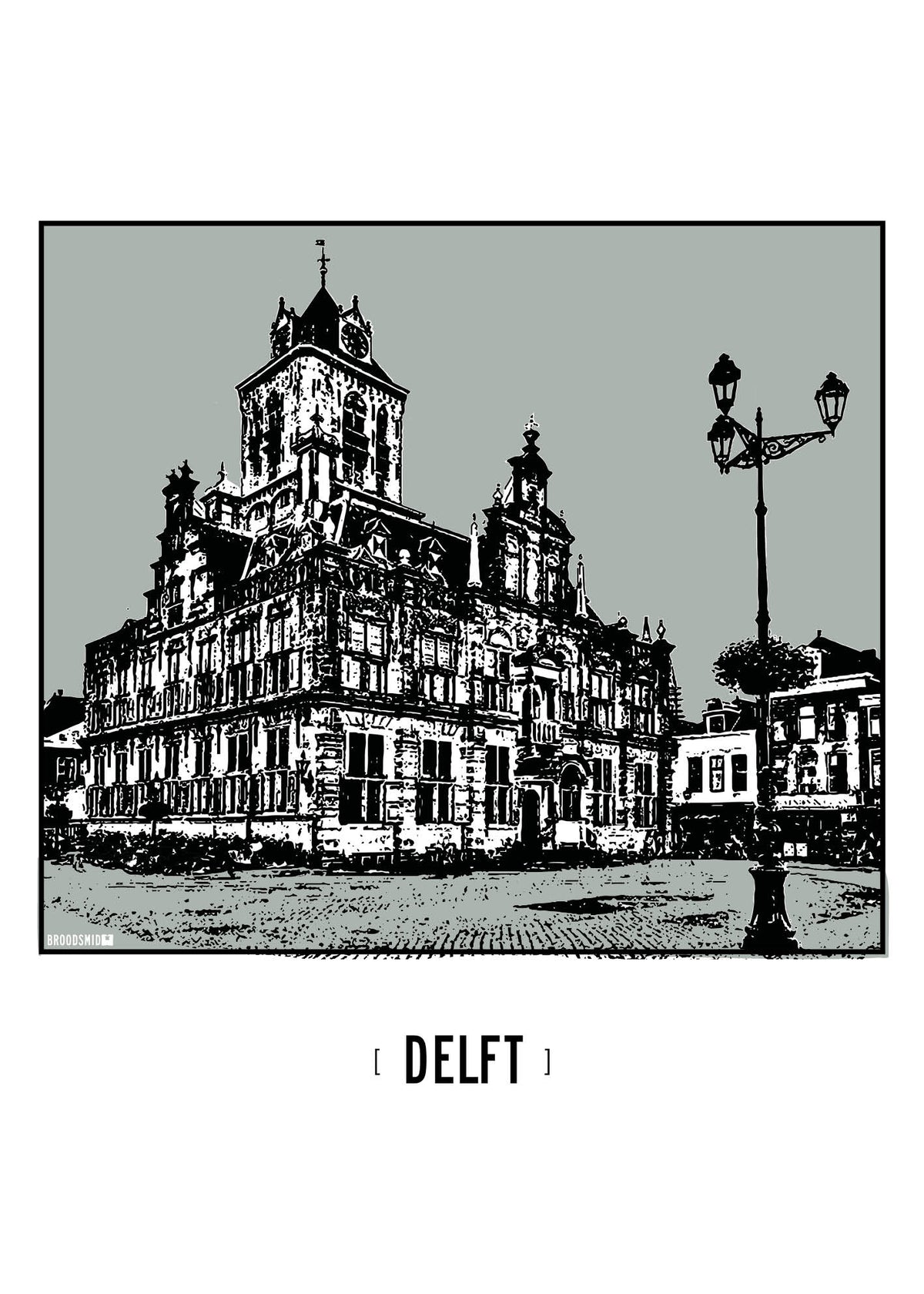 Delft – Stadhuis poster