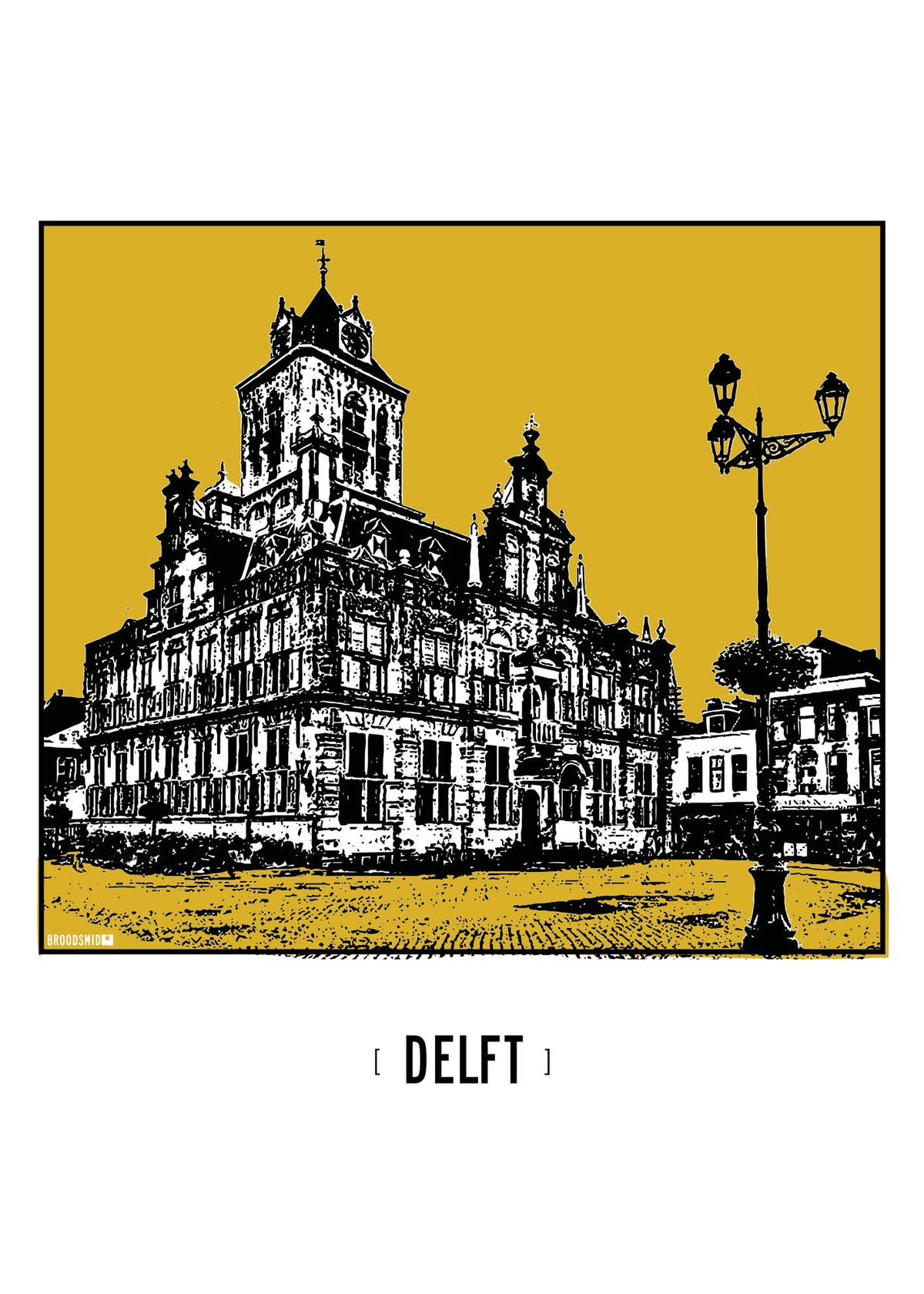 Delft – Stadhuis poster