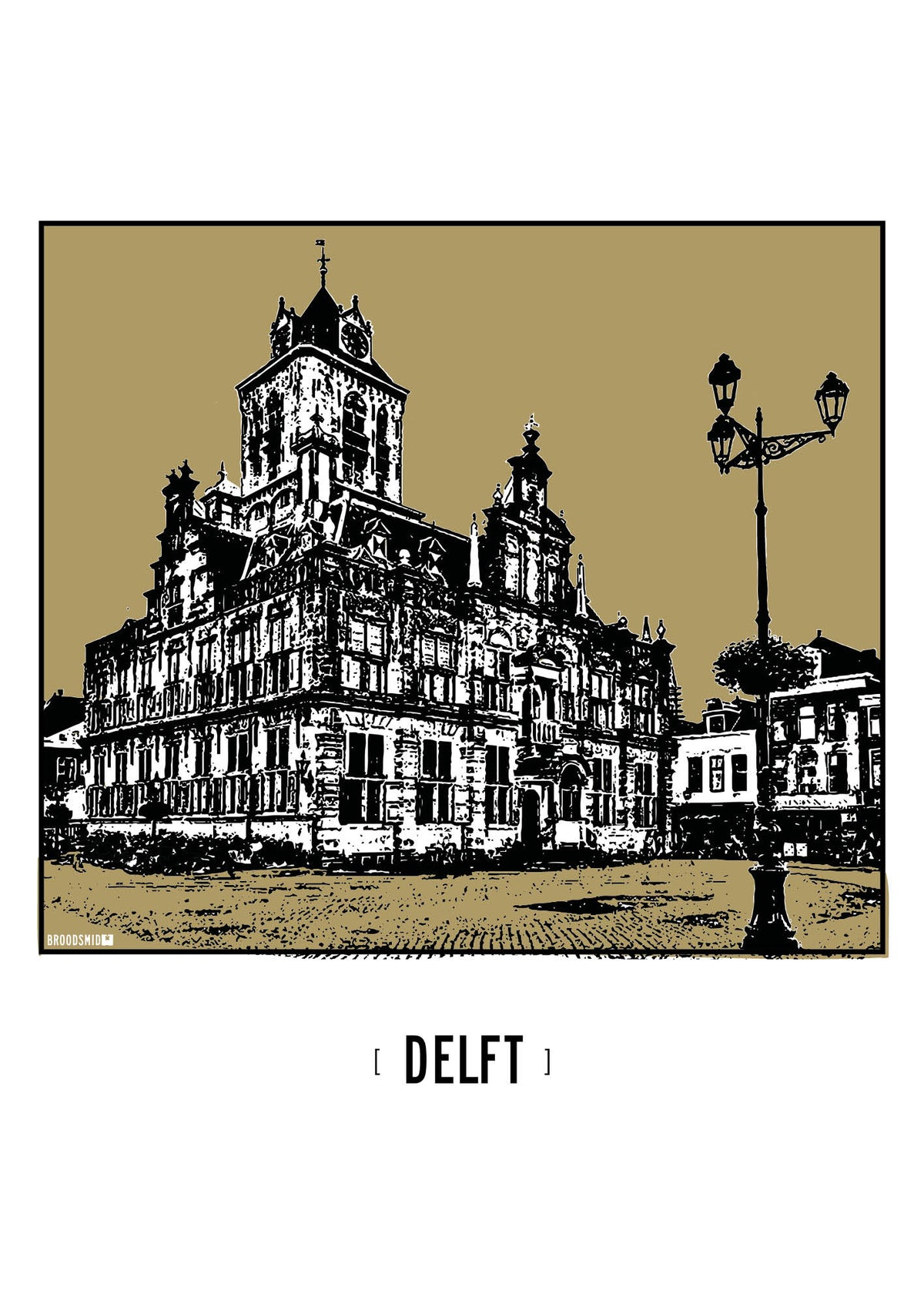 Delft – Stadhuis poster