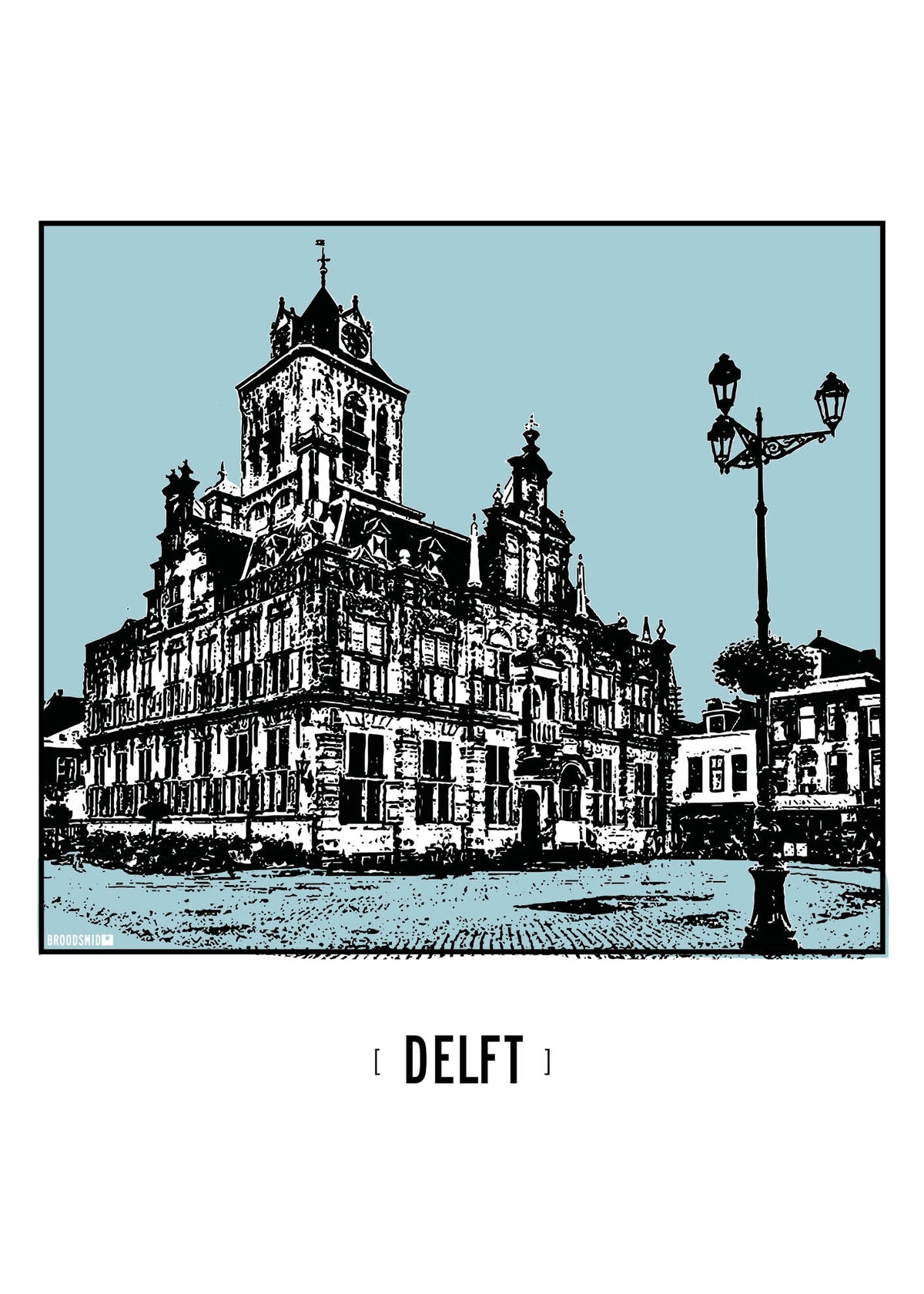 Delft – Stadhuis poster