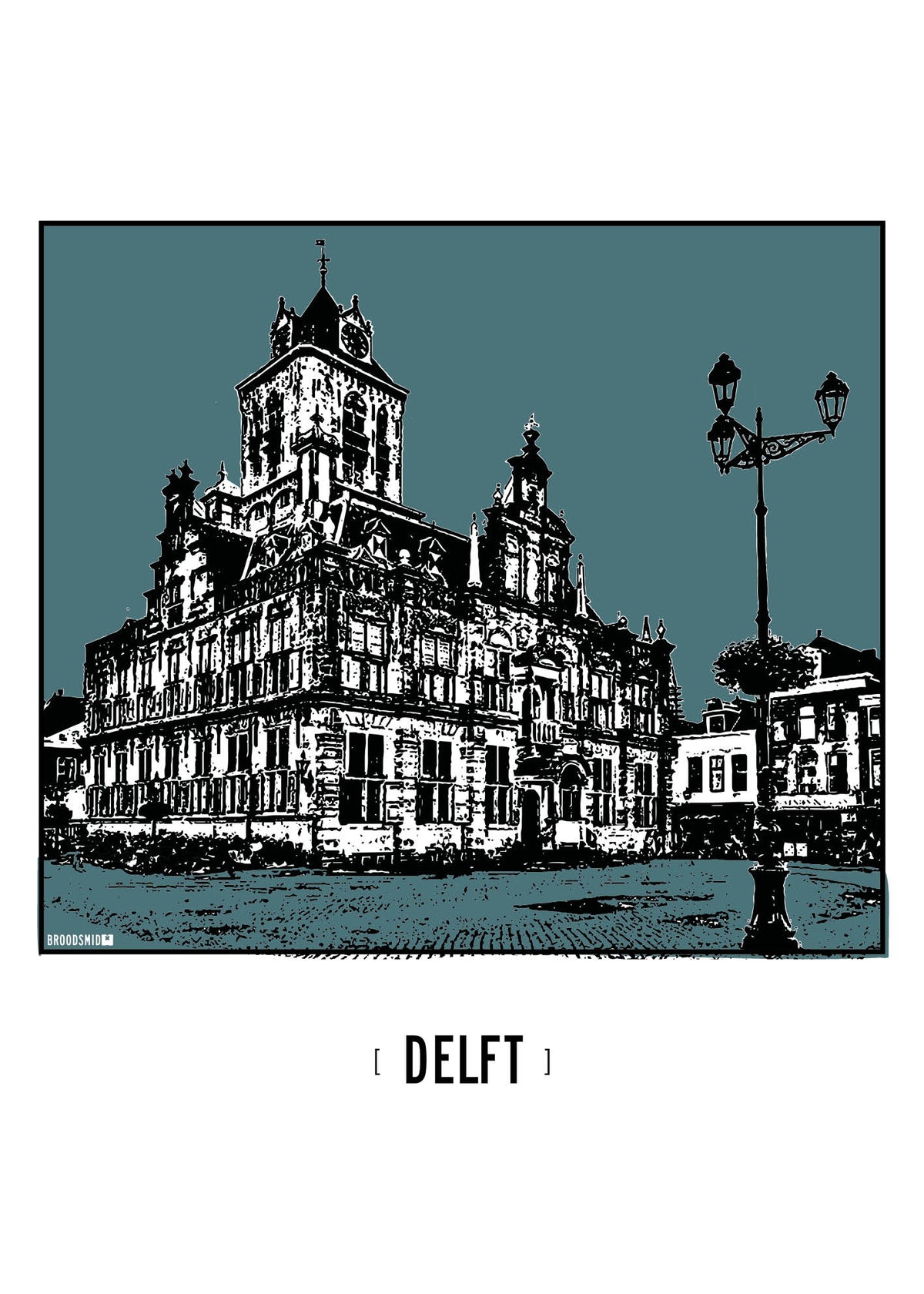 Delft – Stadhuis poster