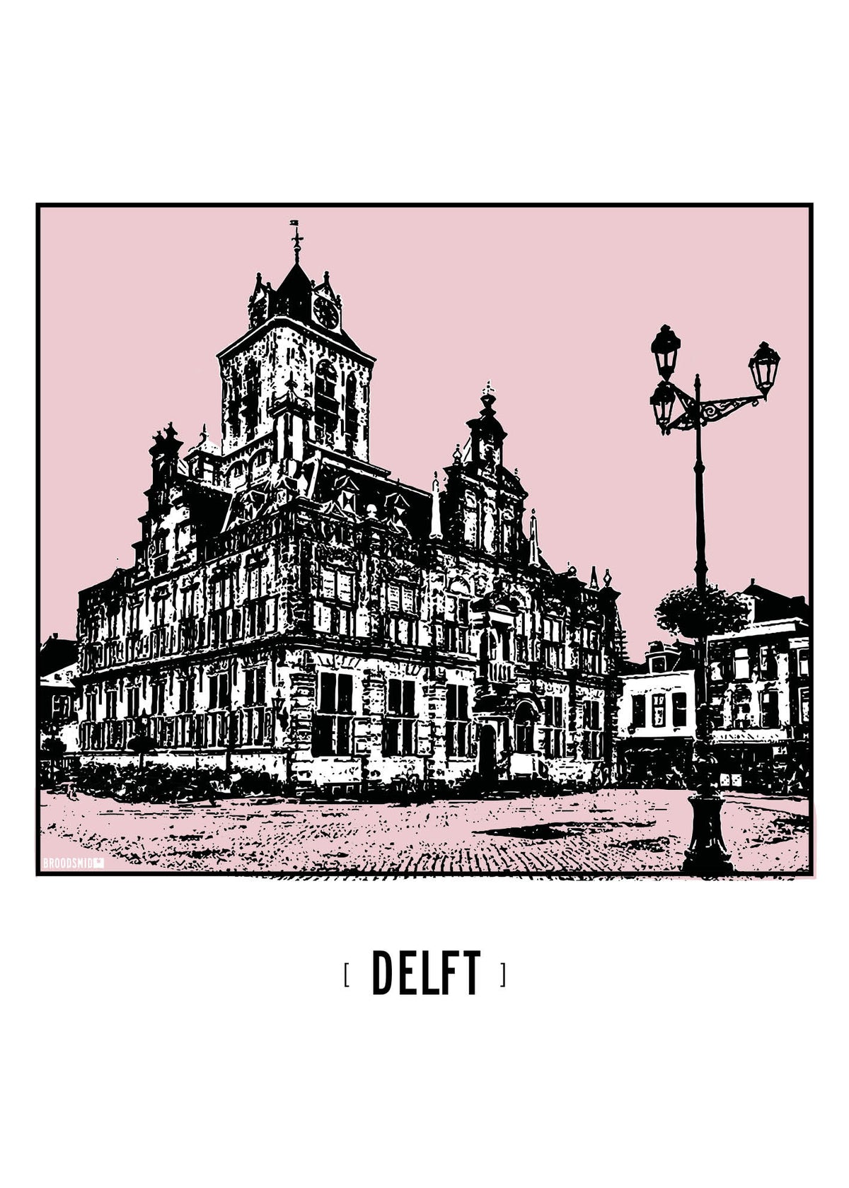 Delft – Stadhuis poster