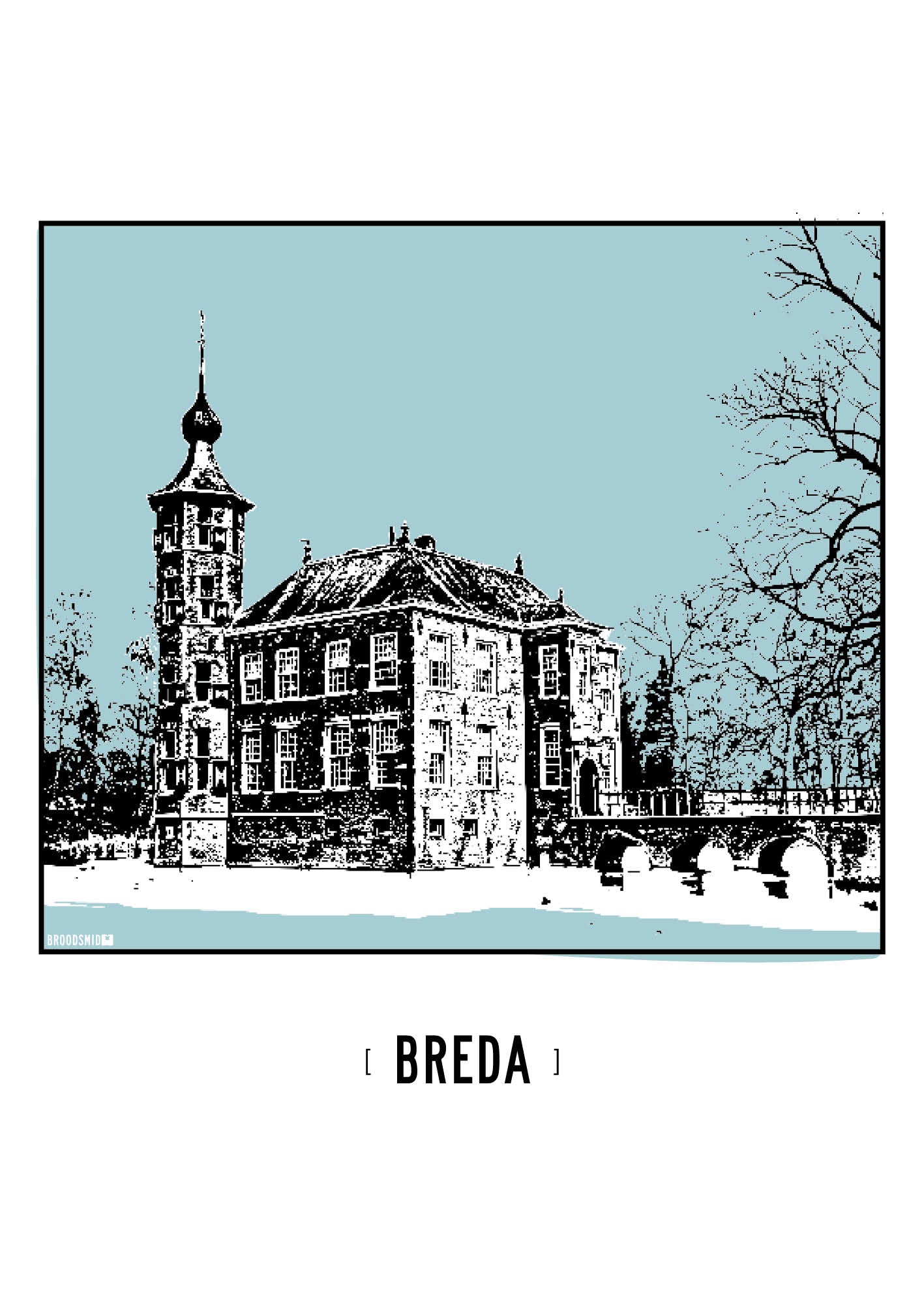 Breda – Kasteel Bouvigne poster