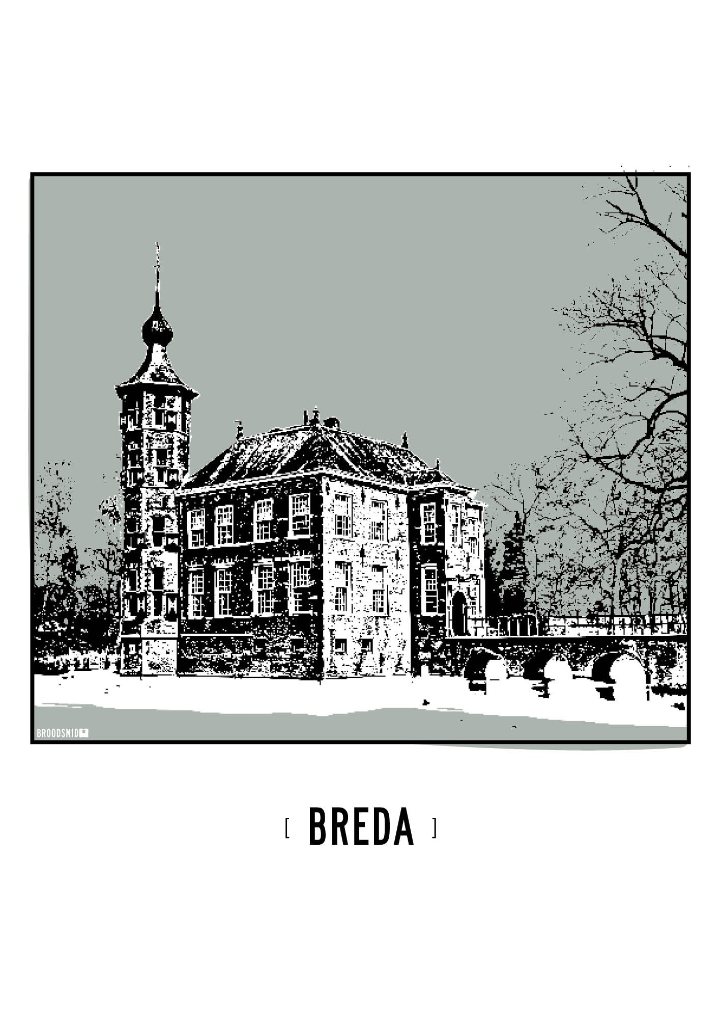 Breda – Kasteel Bouvigne poster
