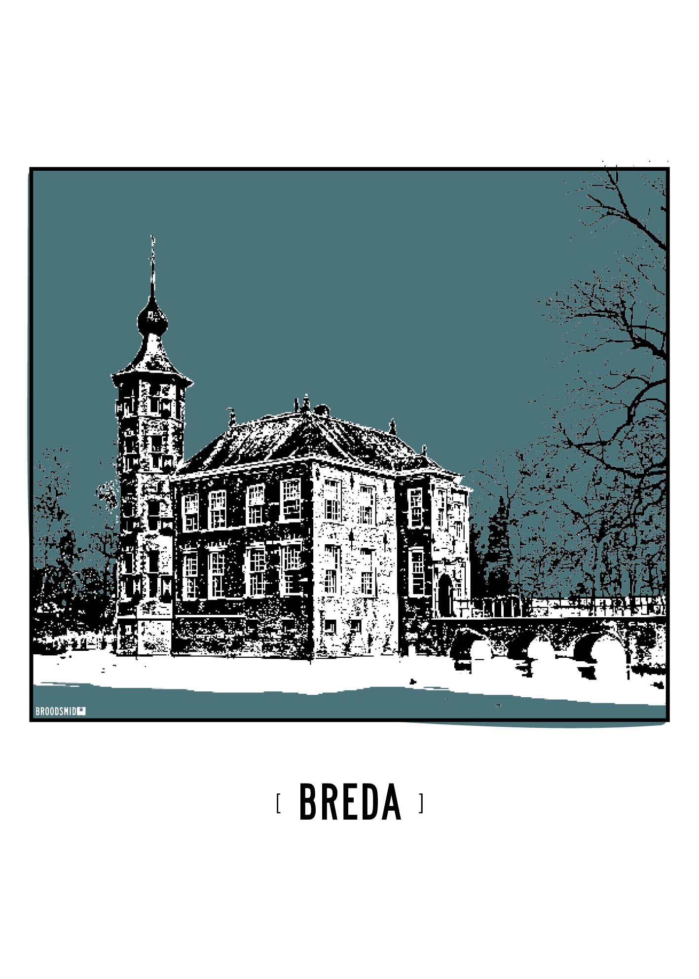 Breda – Kasteel Bouvigne poster