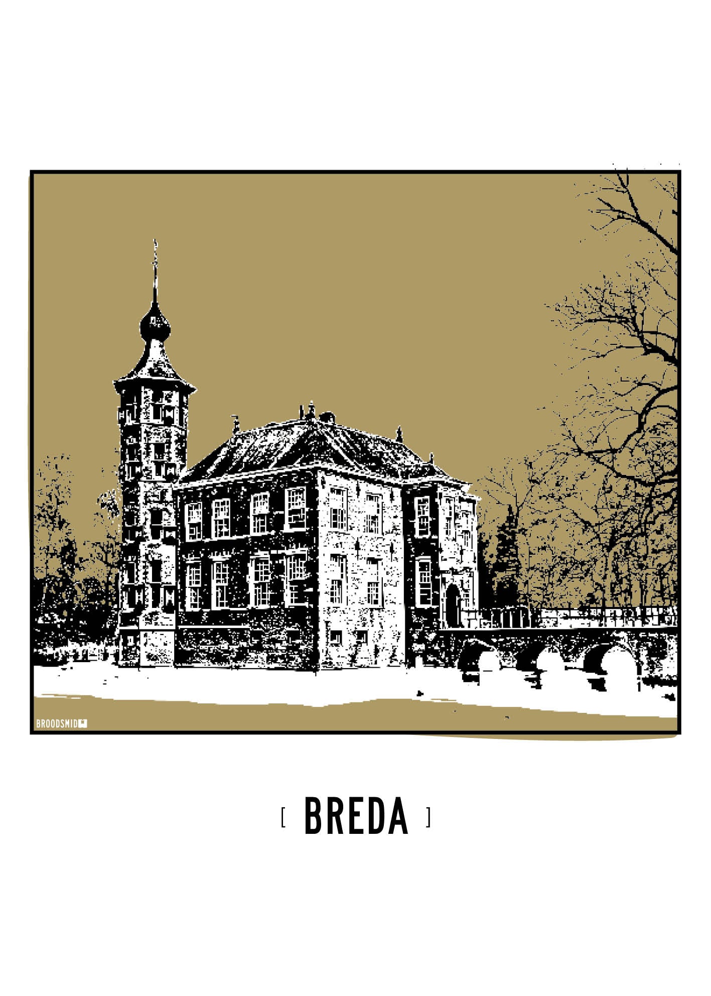 Breda – Kasteel Bouvigne poster