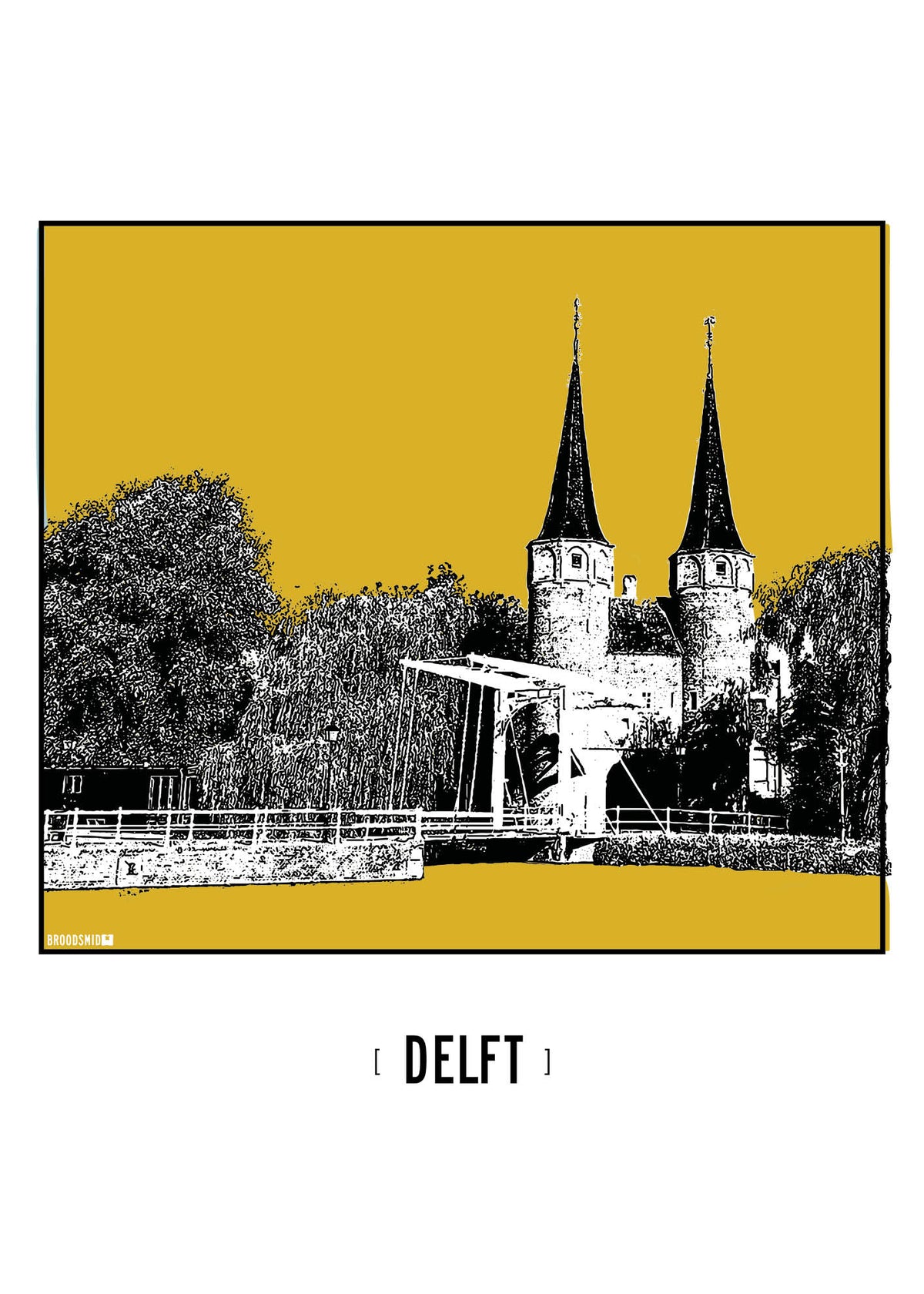 Delft – Oostpoort poster