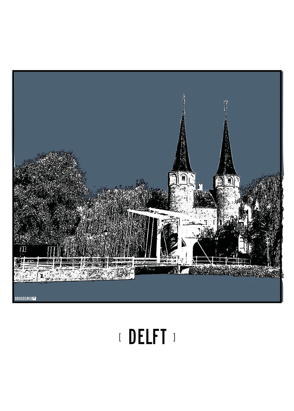 Delft – Oostpoort poster