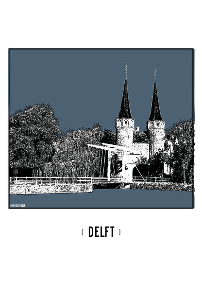 Delft – Oostpoort poster