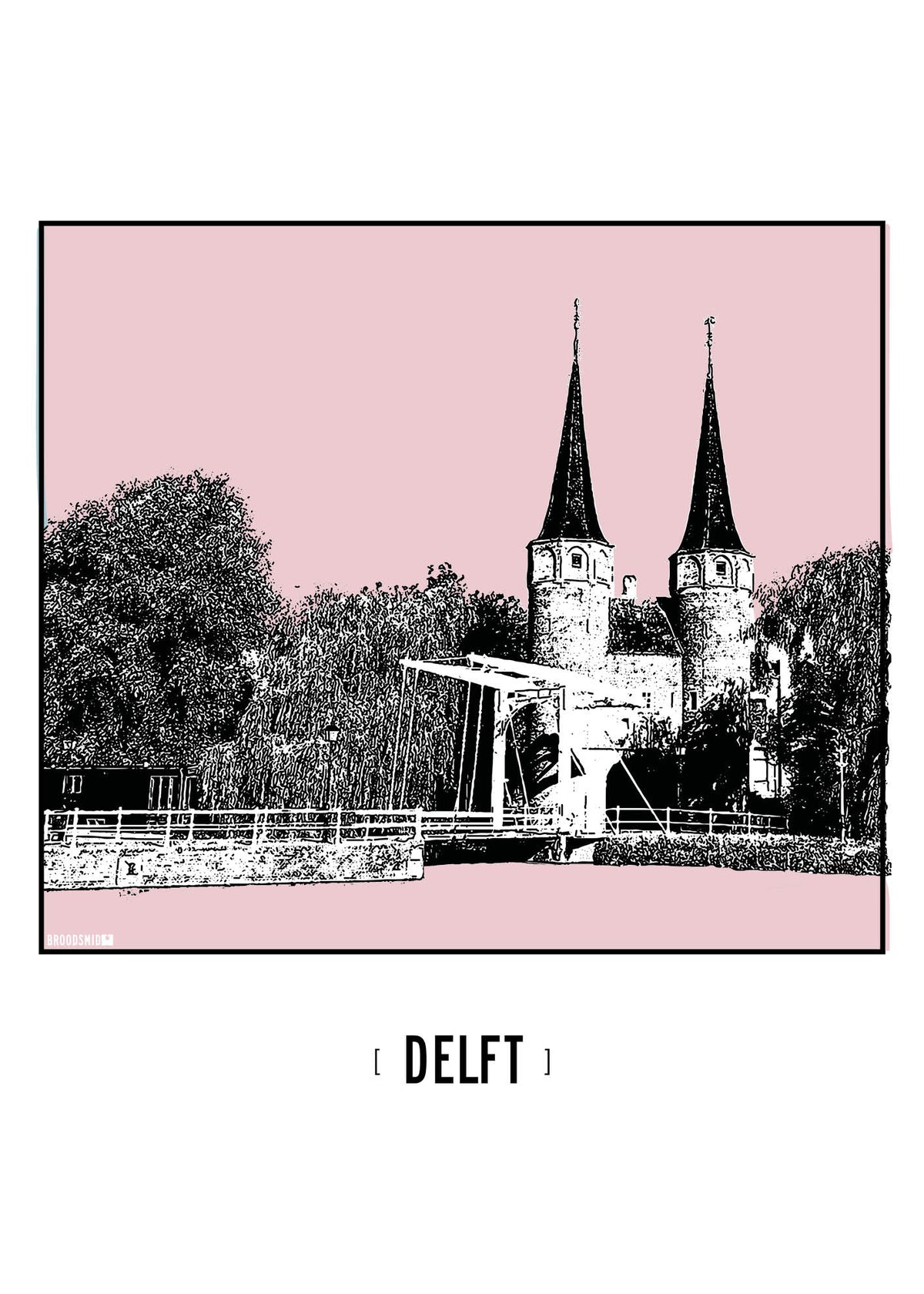 Delft – Oostpoort poster