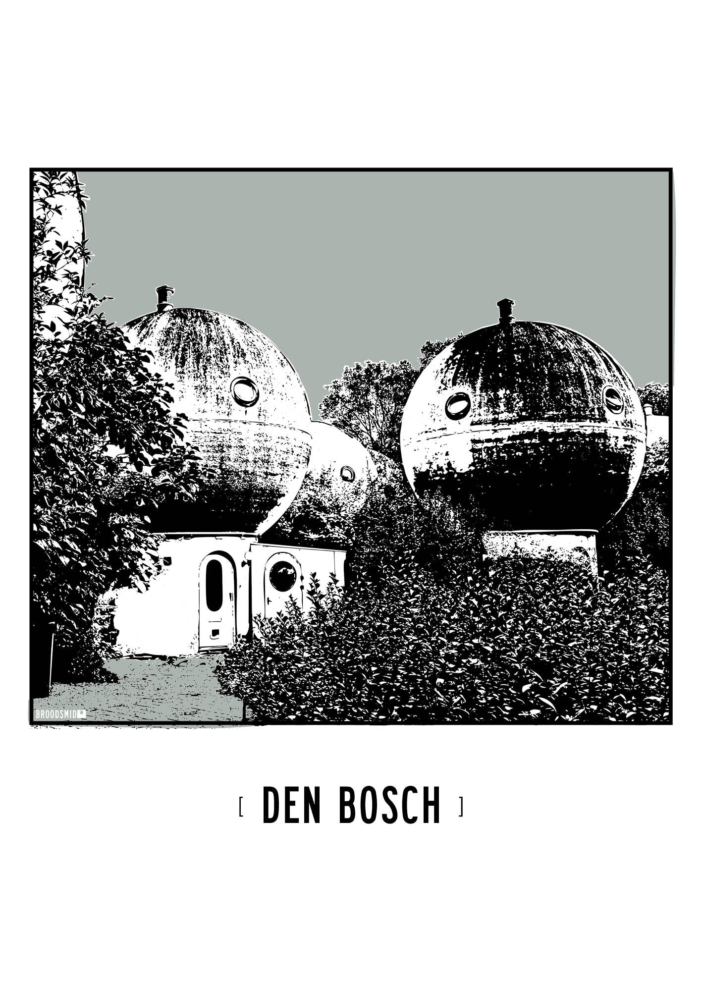 Den Bosch – Bolwoningen poster