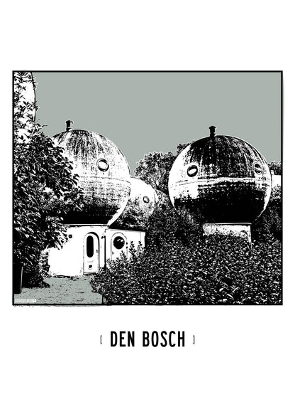 Den Bosch – Bolwoningen poster