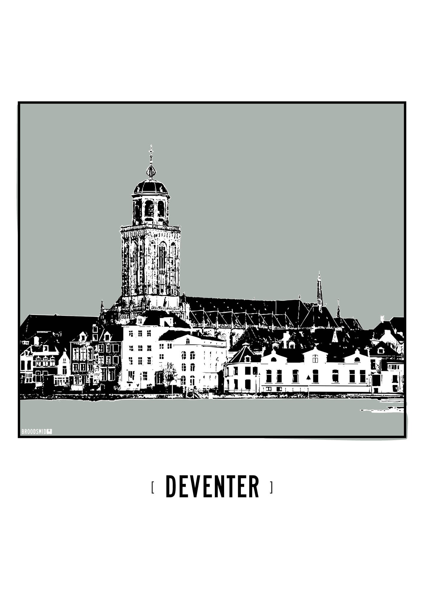 Deventer – Lebuïnuskerk poster