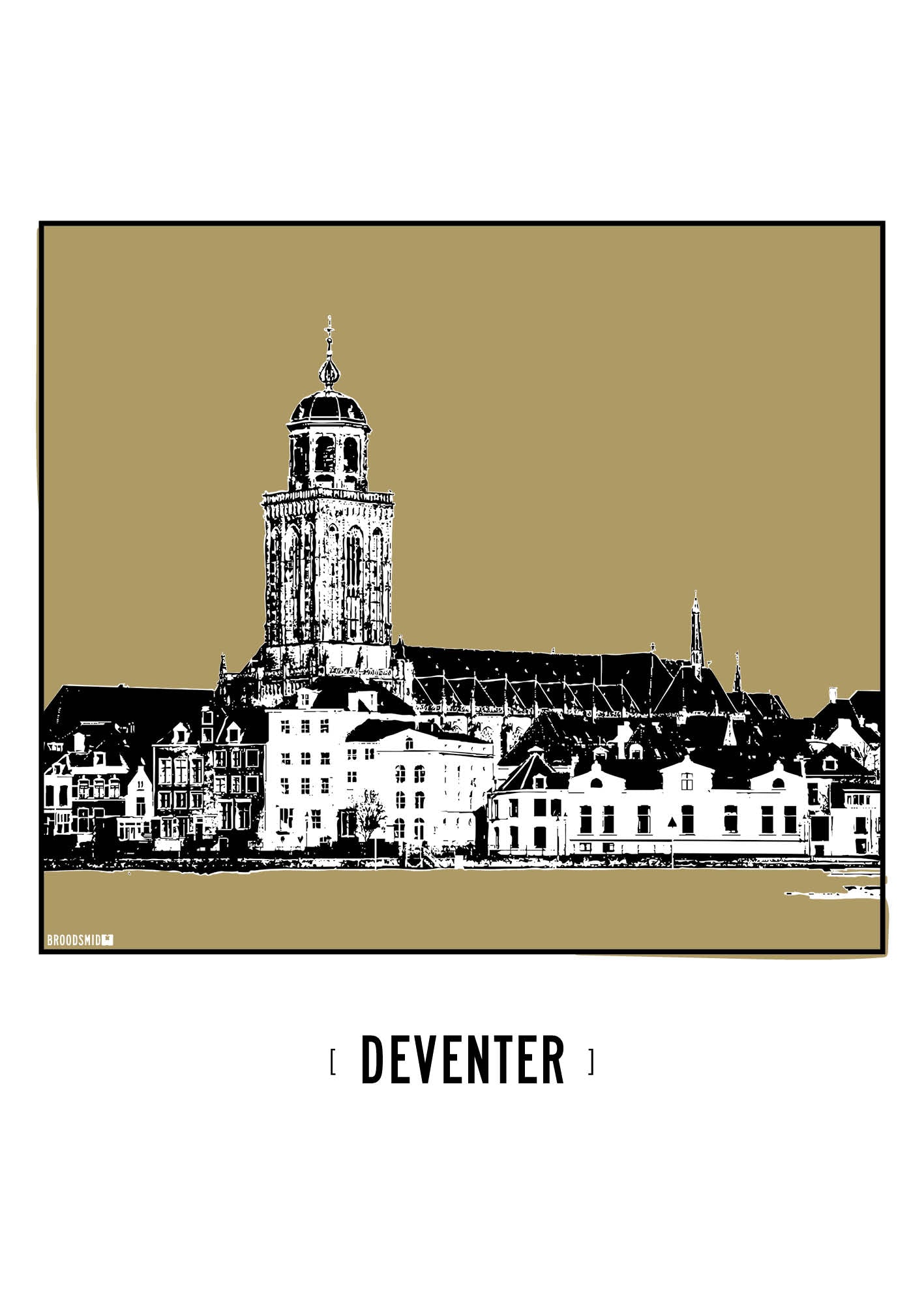 Deventer – Lebuïnuskerk poster
