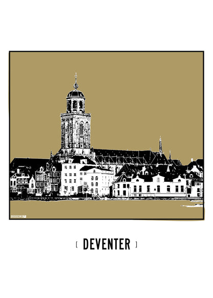 Deventer – Lebuïnuskerk poster