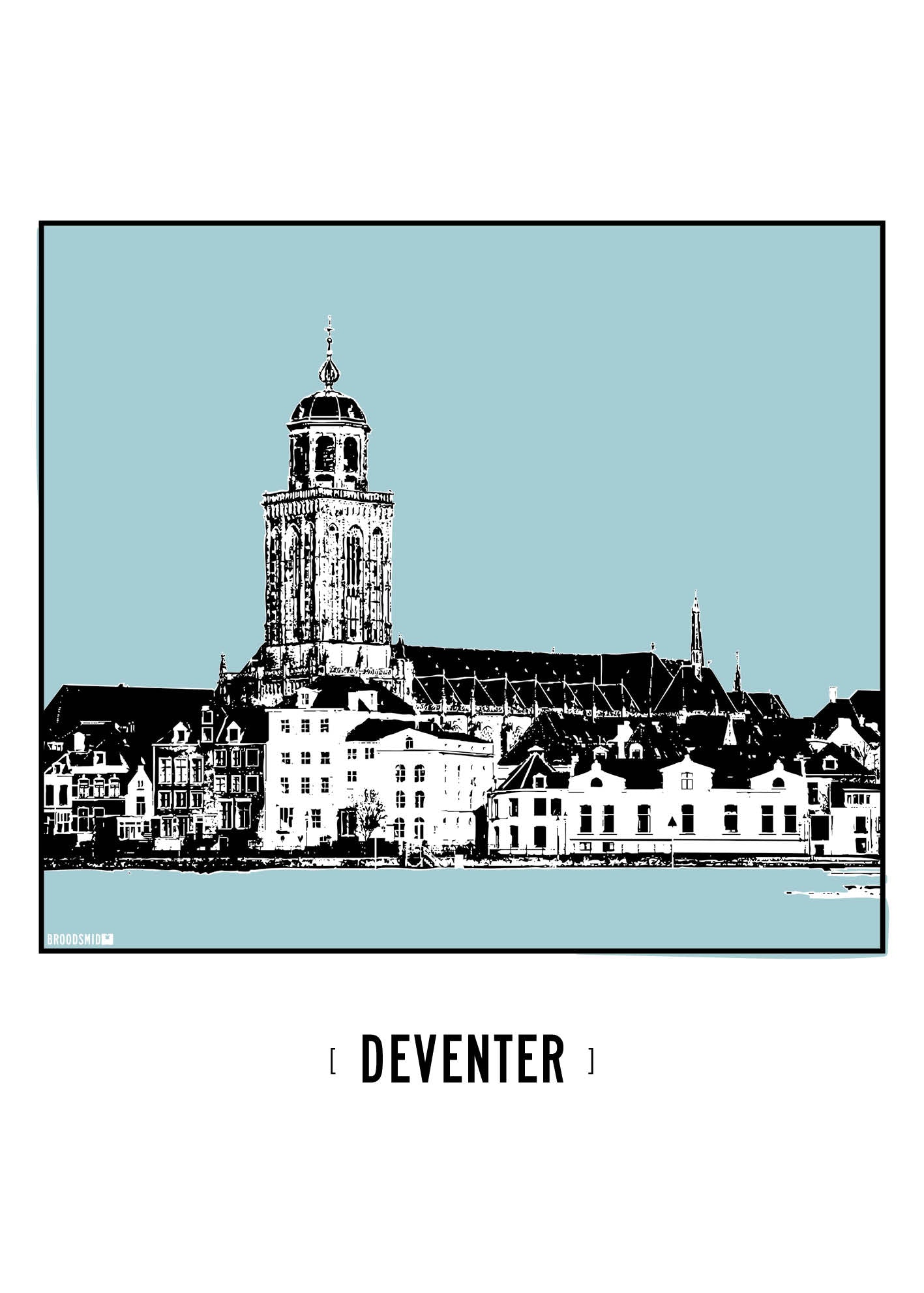 Deventer – Lebuïnuskerk poster