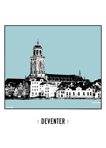 Deventer – Lebuïnuskerk poster