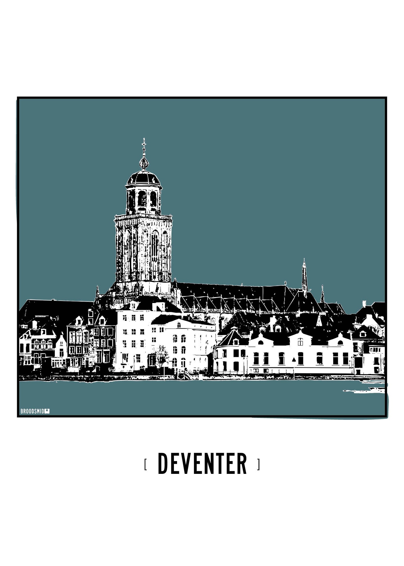 Deventer – Lebuïnuskerk poster