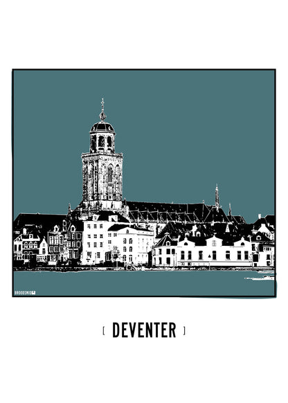 Deventer – Lebuïnuskerk poster