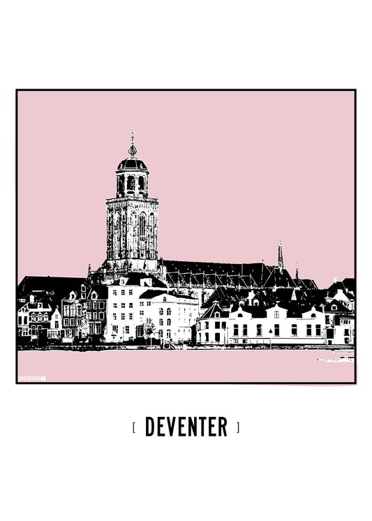 Deventer – Lebuïnuskerk poster