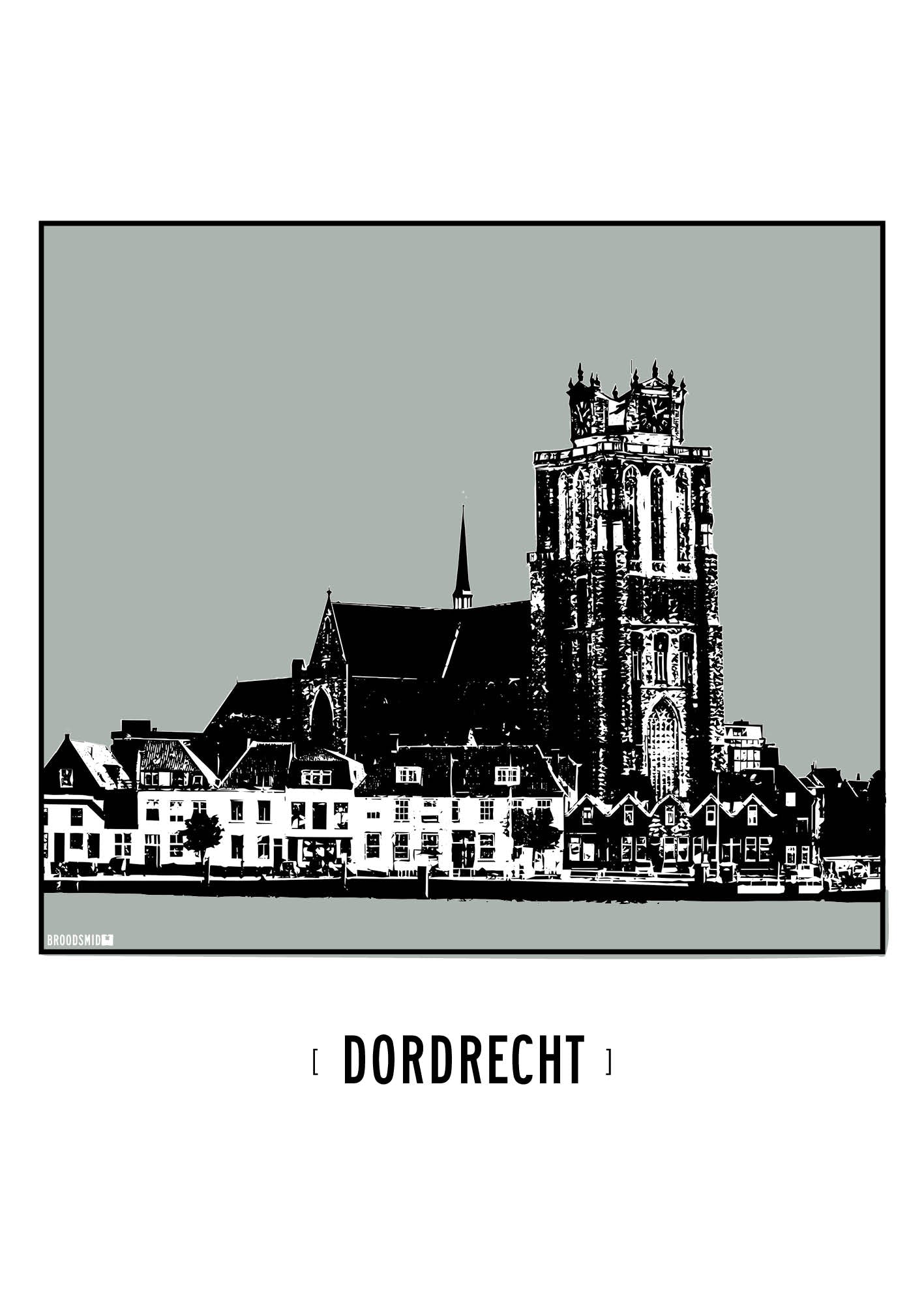 Dordrecht – De Grote kerk poster