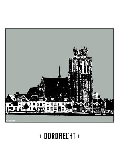 Dordrecht – De Grote kerk poster